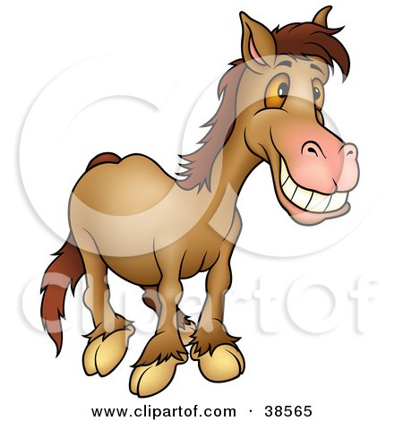 38565-Clipart-Illustration-Of-A-Grinning-Brown-Horse-With-Orange-Eyes.jpg